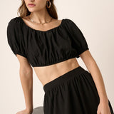 Arabelle Cropped Blouse