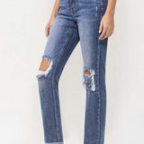 Scarlett Rolled Cuff Boyfriend Jean (Lovervet By Vervet)