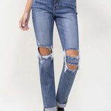 Scarlett Rolled Cuff Boyfriend Jean (Lovervet By Vervet)