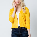 Barely Bolero Open Cardigan