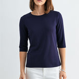 Elbow Sleeve Knit Top