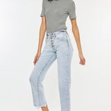 Cara High Rise Slim Straight Jean (Kan Can)