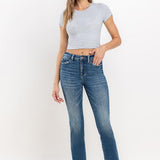 VERVET Jeanne Full Length Slim Straight Jean