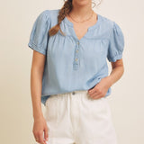 Mineral Wash Tencel Top