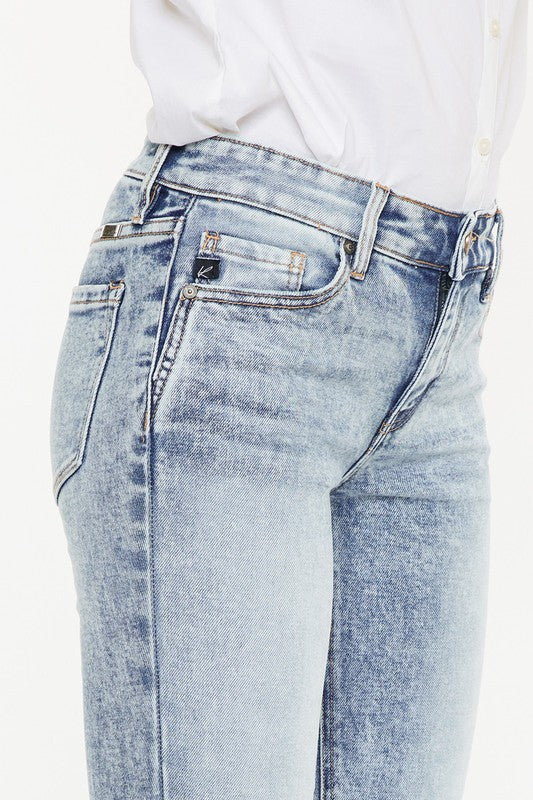 KAN CAN Mid Rise Y2K Bootcut Jean (Layla)