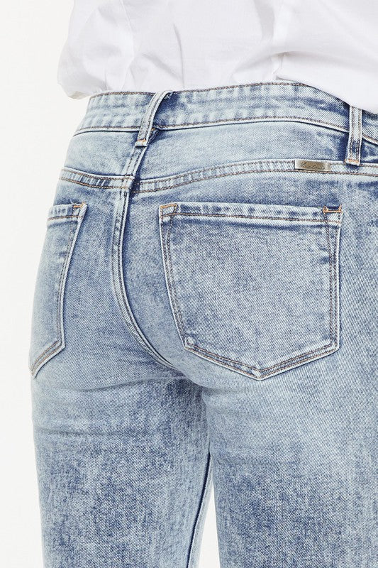 KAN CAN Mid Rise Y2K Bootcut Jean (Layla)