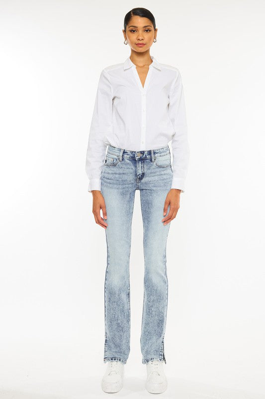 KAN CAN Mid Rise Y2K Bootcut Jean (Layla)