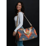 Aztec Print Duffel Bag