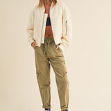 Drawstring Cargo Pant