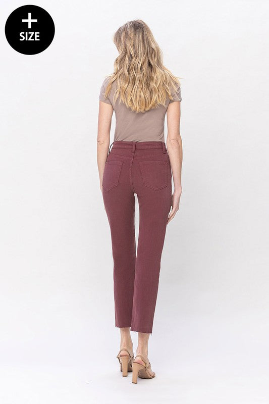 VERVET Jeanne Slim Straight Jean (Plus)