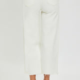 Alexis Cropped Wide Leg Jean (Risen Jeans)