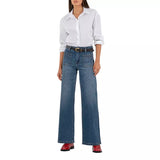 Jean High Rise Wide Leg Patch Pocket Jean (KUT)