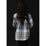 Bleach Dipped Plaid Flannel