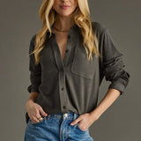 Super Soft Button Down Top
