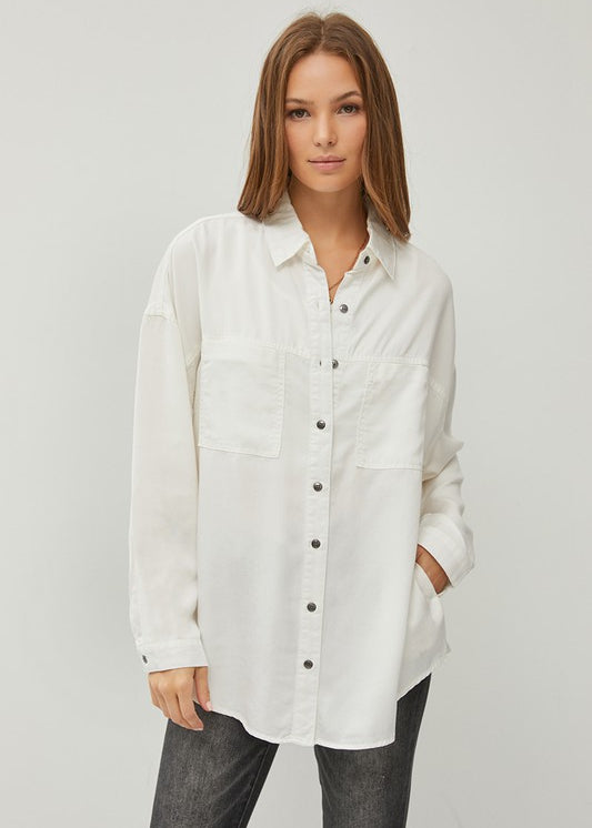 tencel dress shirt Men's Sueded Tencel Charcoal Black Western Shirt