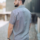 FINAL SALE ~ DANIEL K Short Sleeve Pattern Dress Shirt