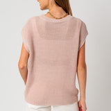 Boxy Pouch Pocket Sweater Top