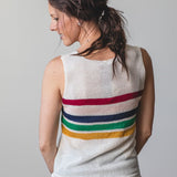 Summer Stripes Sweater Tank