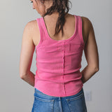 Washed Out Placket Tank