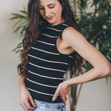 Silly Stripe Ribbed Tank