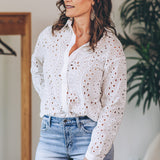 Forever Floral Eyelet Top