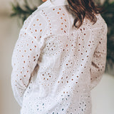 Forever Floral Eyelet Top