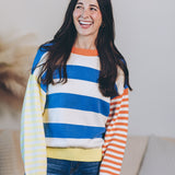 Jump For Joy Bold Stripe Sweater