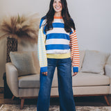 Jump For Joy Bold Stripe Sweater
