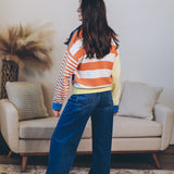 Jump For Joy Bold Stripe Sweater
