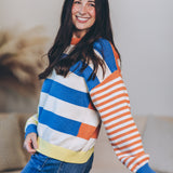 Jump For Joy Bold Stripe Sweater