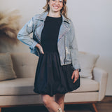 Rhinestone Denim Jacket