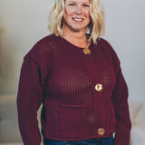 Chunky Knit Cardigan (Dex)