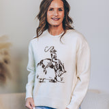 Cowboy Graphic Sweater
