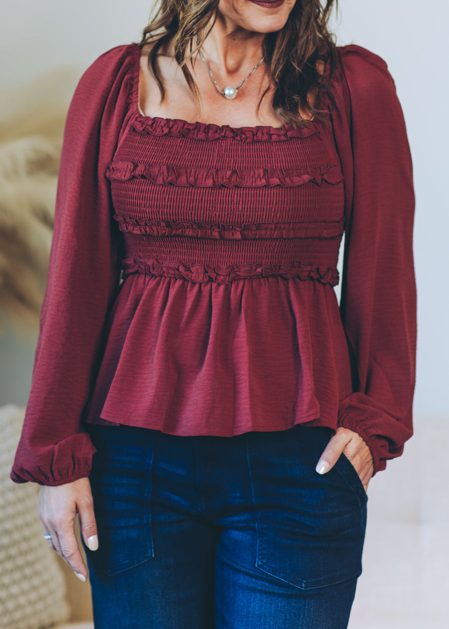 Convertible Babydoll Blouse