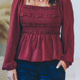 Convertible Babydoll Blouse