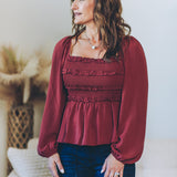 Convertible Babydoll Blouse