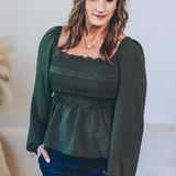 Convertible Babydoll Blouse