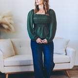 Convertible Babydoll Blouse