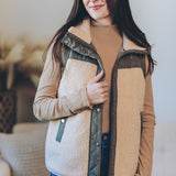 Mixed Fabric Vest (Plus) (Dex)