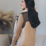 Mixed Fabric Vest (Dex)