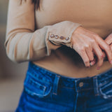 Ribbed Mock Neck Top (Dex)