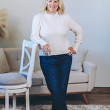 Combination Woven Sweater Top