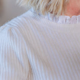 Combination Woven Sweater Top