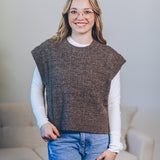 Textured Pattern Sweater Vest