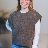 Textured Pattern Sweater Vest