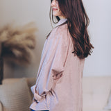 Oversized Pinstripe Button Down