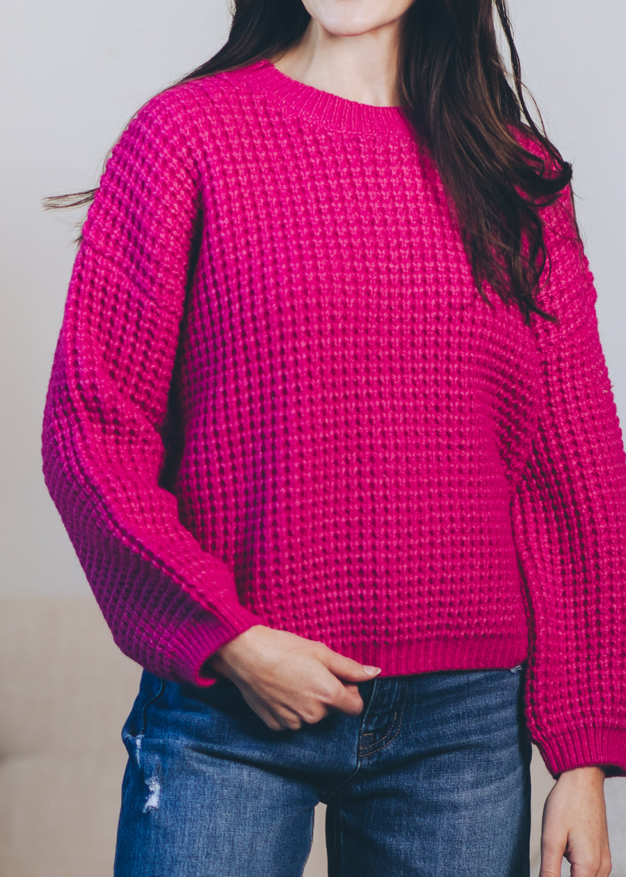 Boston Waffle Knit Pullover