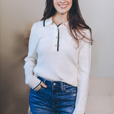 Quietly Elegant Sweater Polo