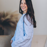 Cute & Cozy Cable Knit Sweater