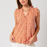 Life Is Ruffle Tank Blouse